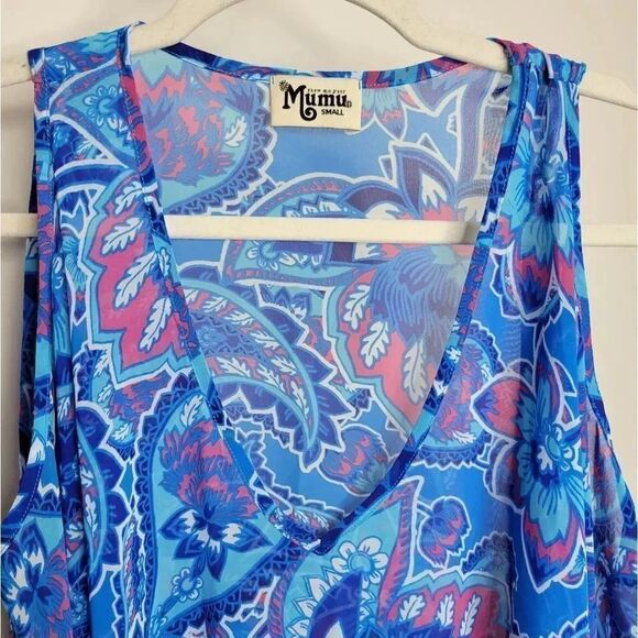 Show Me Your Mumu Peta Boo Tunic in Blueberry Paisley - Picture 8 of 11